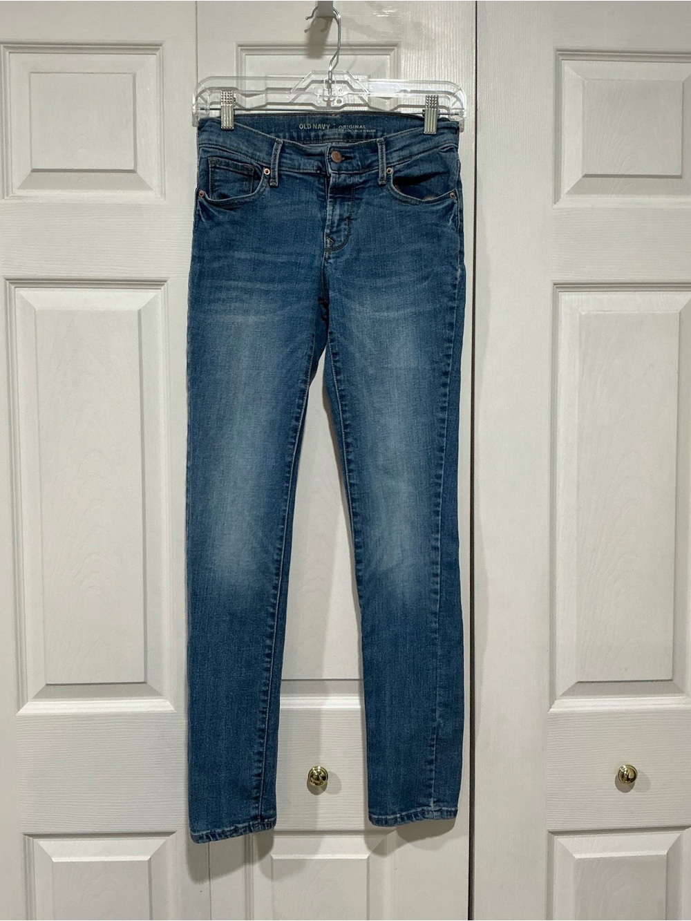 💙 Old Navy Original Mid-Rise Blue Denim Jeans - 0/25 (01467)
